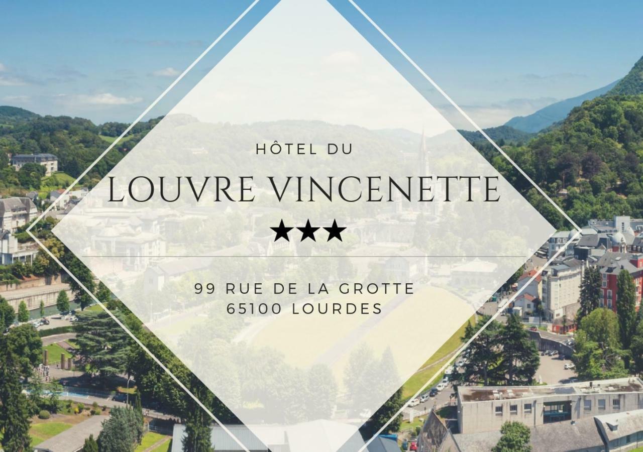 Hotel Louvre Vincenette Lourdes Exteriör bild