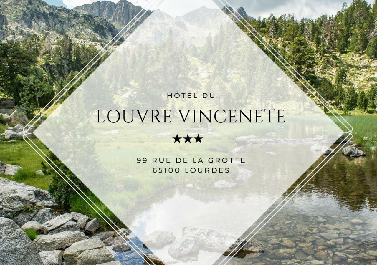 Hotel Louvre Vincenette Lourdes Exteriör bild
